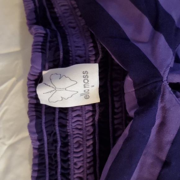 Ella Moss purple halter dress Size M openback,high/low midi💖good used condition - Picture 4 of 10